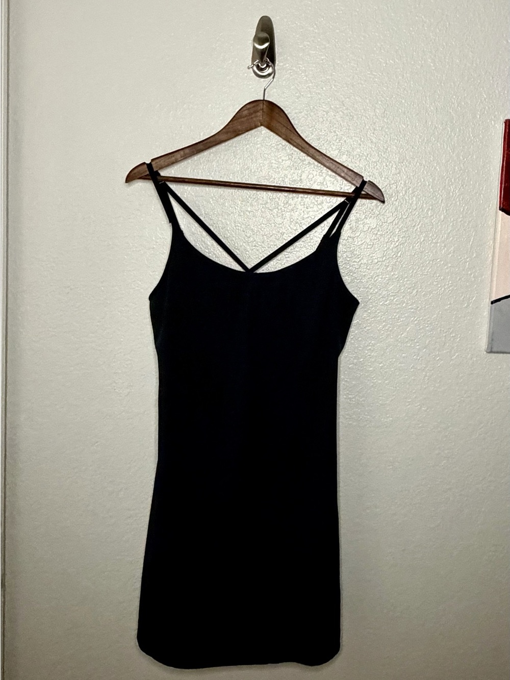Columbia Black Active Dress Built-In Bra Shorts Pockets S